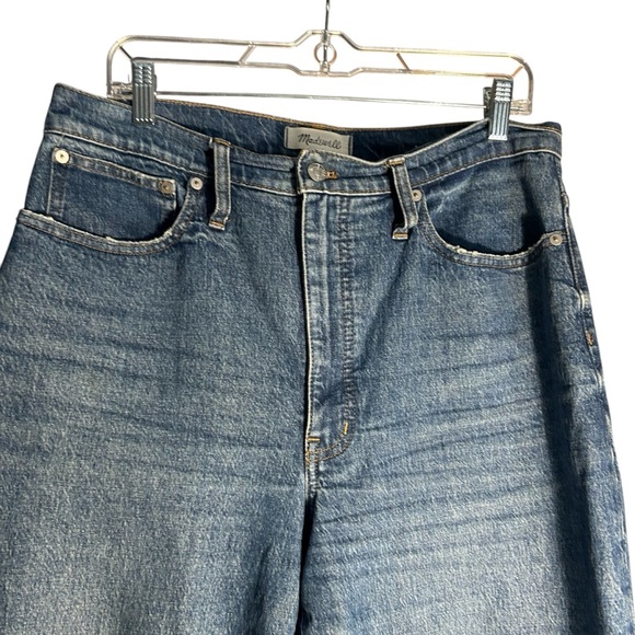 Madewell Balloon High Waisted Denim Jeans Cropped Sz 30 - Picture 9 of 15